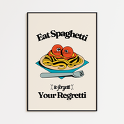 'Spaghetti' Print in Vintage Colors
