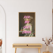 Home Office Wall Art, Per My Last Email Poster, Classical Art Renaissance Painting Art Print, Typography Art, UNFRAMED